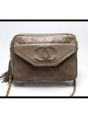 Chanel Quilted GD Metal Fittings Shoulder Bag